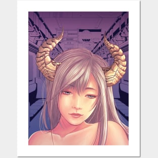 Night Train Demon Girl Posters and Art